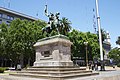 Statue équestre, sur la Plaza de Mayo rendant hommage à Belgrano depuis 1873, par Carrier-Belleuse