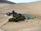 Deserto de Gobi em Dunhuang, Gansu.