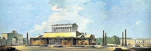 Gilly's plan for a monument to Frederick II of Prussia, Berlin, 1797