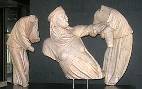 Monumento sepulcral de Margarita de Luxemburgo, Génova, Giovanni Pisano, 1312-1314