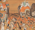Cavalry in Durbar Procession of Mughal Emperor Akbar II