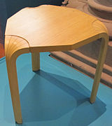 Modernist sidetable by Alvar Aalto