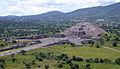 Image 28Pyramid of the Moon viewed from atop of the Pyramid of the Sun. (from Mesoamerica)