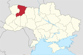 Localisation de Oblast de Rivne