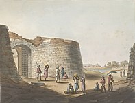 The South Entrance into The Fort of Bangalore by James Hunter (d.1792)