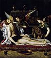 „Miręs Kristus ir 2 angelai“ (apie 1600, Szépművészeti muziejus, Budapeštas)