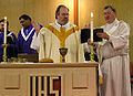 Malami na Methodist na murnar Eucharist