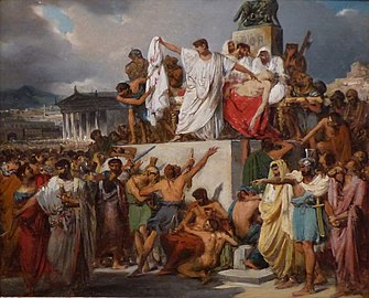 Смерть Цезаря, 1827