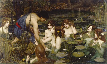 Hylas and the Nymphs Waterhouse, 1896