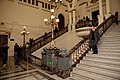 Escaleras de mármol del Congreso.