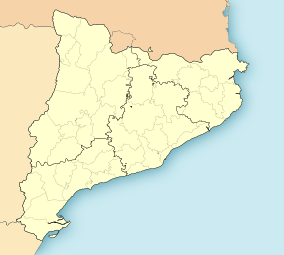 Map showing the location of Cadí-Moixeró Natural Park