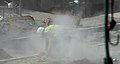 Image 21Worker in a cloud of concrete dust (from Roadworks)