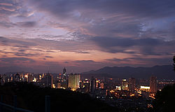Panoramang urbano ng Fuzhou