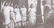 A scene from Dena Paona, 1931 - first Bengali talkie