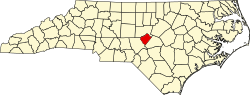 Koartn vo Lee County innahoib vo North Carolina