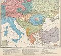 Albanians in Greece (orange shade), 1932 (Carl Troll)
