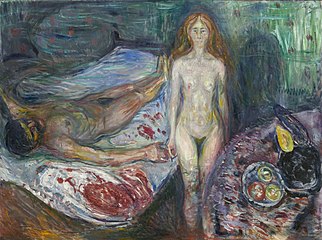 Death of Marat I 1907, 150 x 199 cm, Munch Museum, Oslo