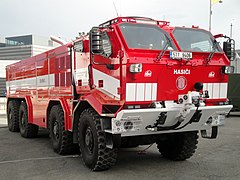 8x8 protected cab fire truck (Czech Republic)