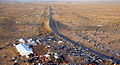 Aerial view o Al Ghadha Desert Festival 2007