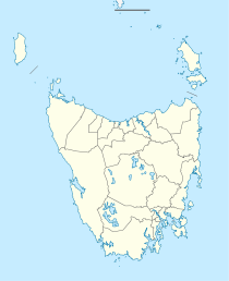Port Arthur trên bản đồ Tasmania