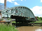 The Hull and Barnsley Railway swingbridge over the River Hull