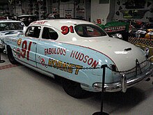 NASCAR winner "The Fabulous Hudson Hornet"