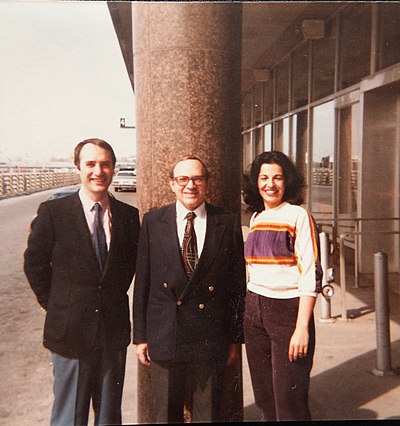 Yuval Neeman, Howard Grief and his wife Ilana