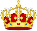 Хералдическа стилизация на короната на краля на Норвегия (образец от 1905 г.)