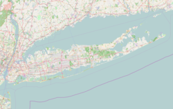 Hicksville is located in Long Island