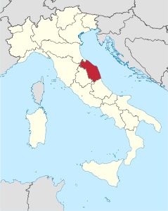 Marche – Localizzazione