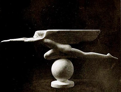 Velocidade do escultor americano Harriet Whitney Frishmuth (1922)