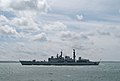 HMS Gloucester leaving Portsmouth