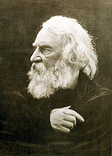 An 1868 portrait of Longfellow by Julia Margaret Cameron