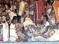 Market in Tlatelolco, mural by Diego Rivera