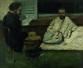 Paul Alexis reading to Emile Zola, 1869-1870, São Paulo Museum of Art