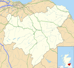 Auchencrow is located in Scottish Borders