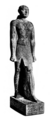 Statua del principe Horemakhet, figlio di re Shabaka e Primo Profeta di Amon. Museo nubiano, Assuan.