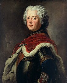 プロイセン王太子時代のフリードリヒ2世の肖像画