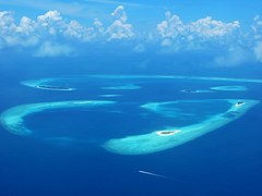 عرض الطائرة من با أتول، جزر المالديف