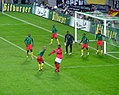 Image 3Cameroon faces Germany at Zentralstadion in Leipzig, 17 November 2004 (from Cameroon)