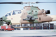 Um AH-1 Cobra da FAJ.