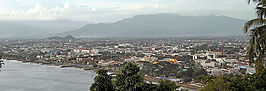 Uitzicht op Padang
