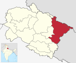 Vị trí của Huyện Pithoragarh