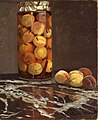 Клод Моне, Баночка с персиками, ок. 1866 г.