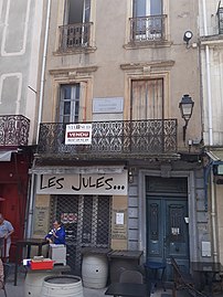 Maison natale à Béziers.