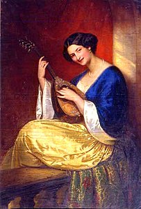 Tocador de mandolina (1851)