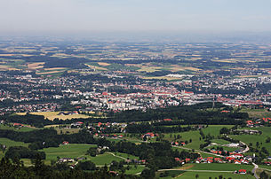 Blick vo da Dambergwarte in Sankt Ulrich