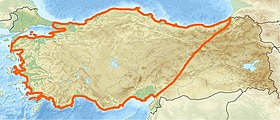 Limites géographiques de l'Anatolie.
