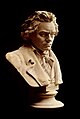 Image 1 Ludwig van Beethoven Photo: W. J. Mayer; Restoration: Lise Broer A bust of the German composer and pianist Ludwig van Beethoven (1770–1827), made from his death mask. He was a crucial figure in the transitional period between the Classical and Romantic eras in Western classical music, and remains one of the most acclaimed and influential composers of all time. Born in Bonn, of the Electorate of Cologne and a part of the Holy Roman Empire of the German Nation in present-day Germany, he moved to Vienna in his early twenties and settled there, studying with Joseph Haydn and quickly gaining a reputation as a virtuoso pianist. His hearing began to deteriorate in the late 1790s, yet he continued to compose, conduct, and perform, even after becoming completely deaf. More selected pictures