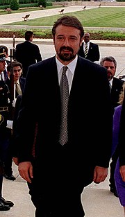Branko Crvenkovski, l'attuale Presidente della Macedonia del Nord, nel 1998